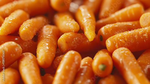close up of a pile of carrots