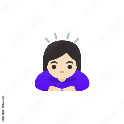 Person Bowing Emoji
