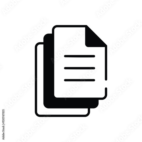 Document vector icon