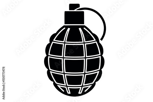 Hand Grenade Vector Illustration