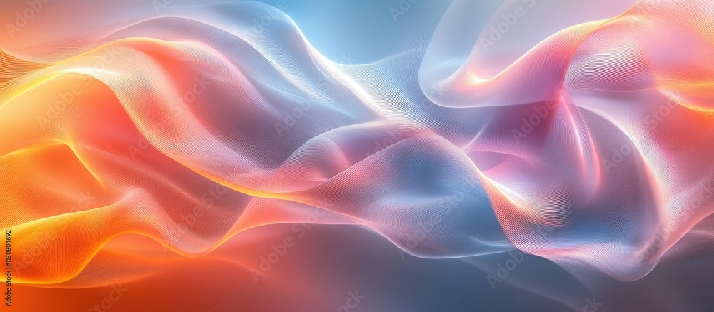 Obraz premium Abstract Colorful Swirls: A Symphony of Hues and Light