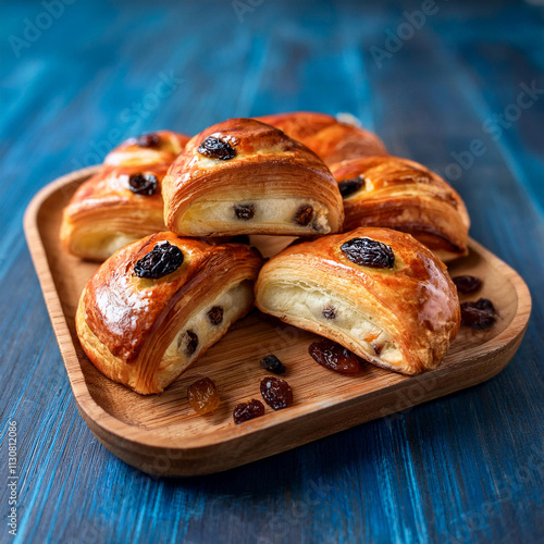 Traditional Poale-N-Brau Moldovenesti Sweet Cheese Pastries photo