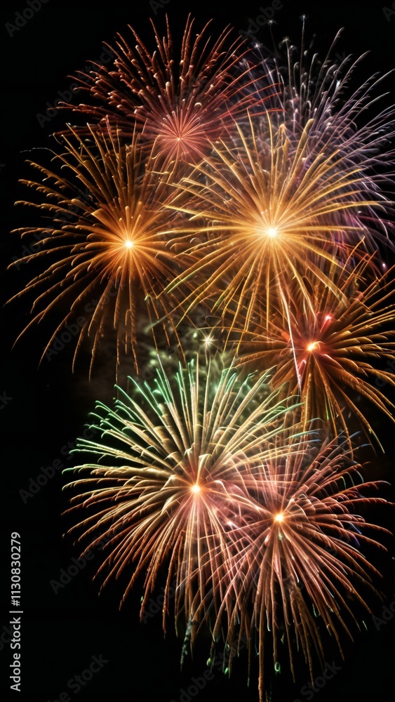 Fototapeta premium fireworks in the night sky