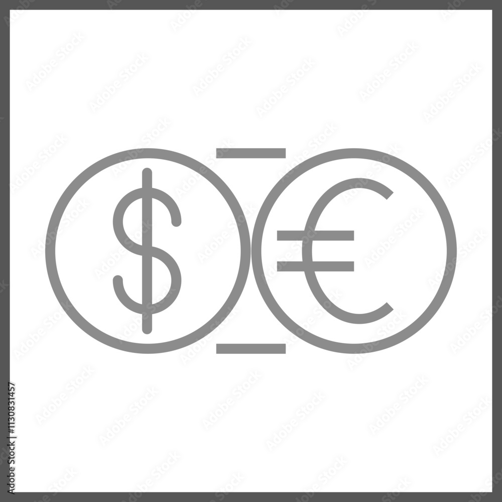 Obraz premium Currency Exchange icon Design
