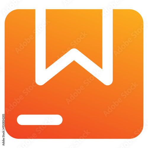 bookmark icon element for design