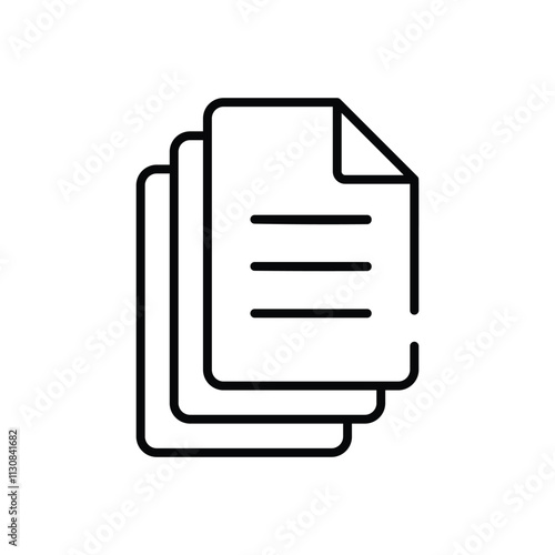 Document vector icon