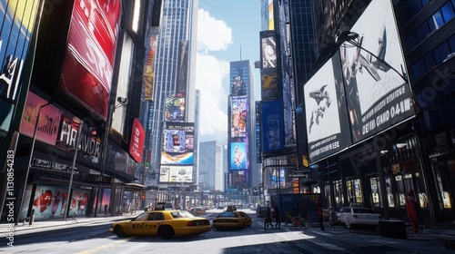 Time Square New York City View