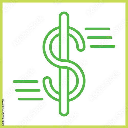 Dollar Sign icon Design