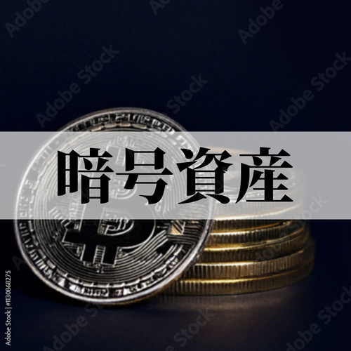 ビットコイン は 今後 高騰 が期待される 仮想通貨 【 暗号通過 の イメージ  】 photo