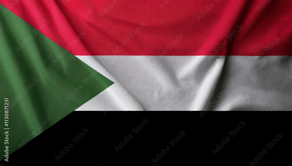 Fototapeta premium Flag of the Sudan
