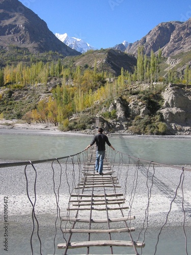 Scary Bridge, Karakoram, Pakistan (2005)