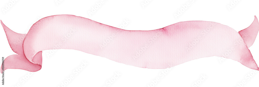 Obraz premium Elegant Pink Ribbon for Decoration and Design Purposes