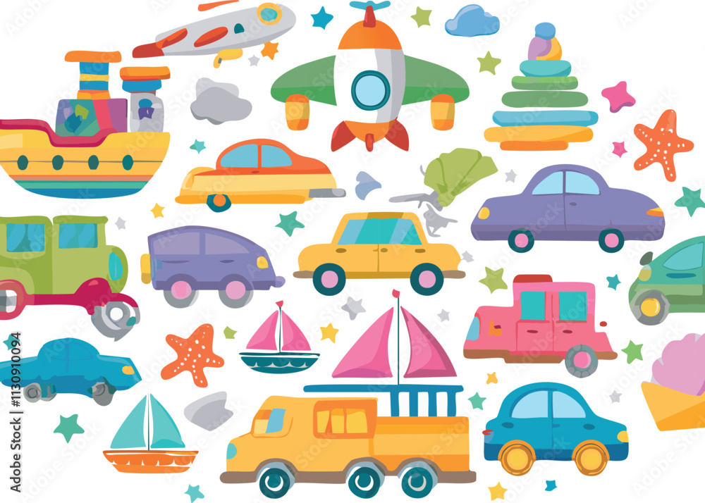 Obraz premium pattern with cars