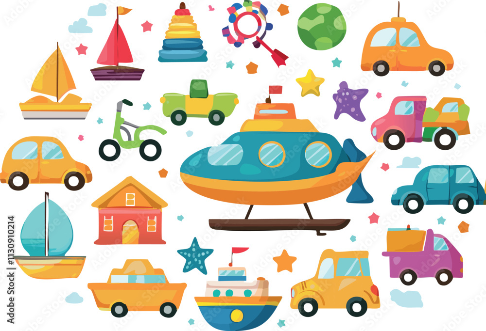 Obraz premium seamless pattern with cars