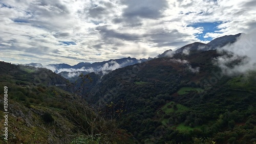 panorama of the mountains