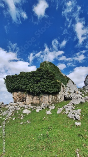 rock house in the mountains