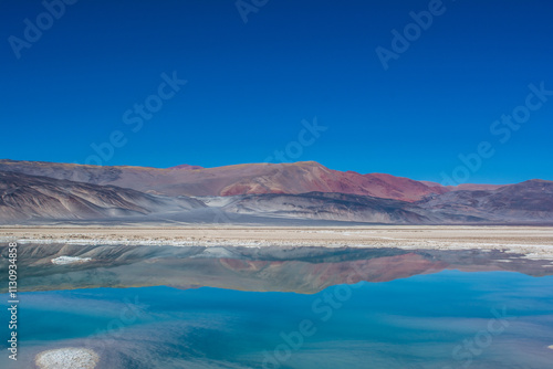 lake and mountains