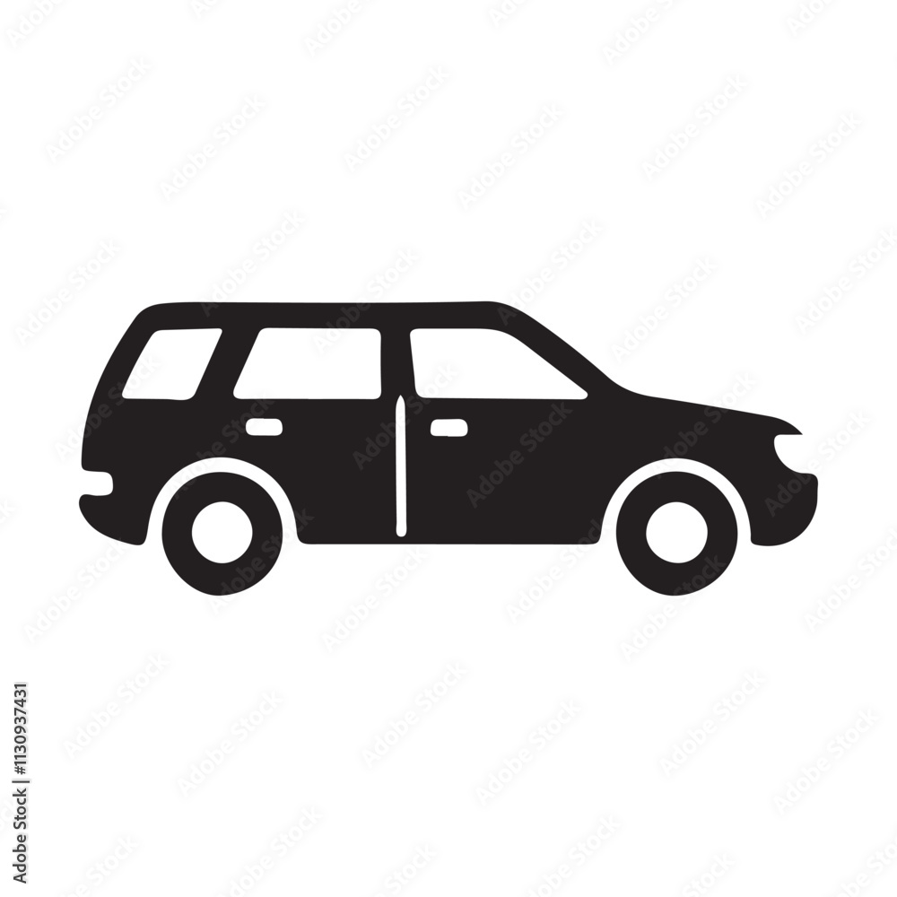 Fototapeta premium Car icon vector illustration on background