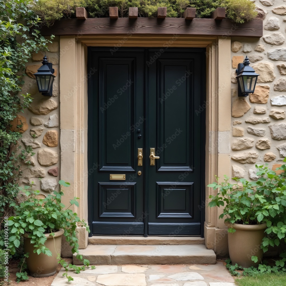 Fototapeta premium Door. The best image for inspiration on the latest trends in current seasonal designs.