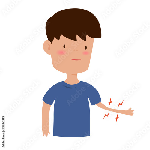 polio disease and vaccine for child. poliomyelitis disease concept