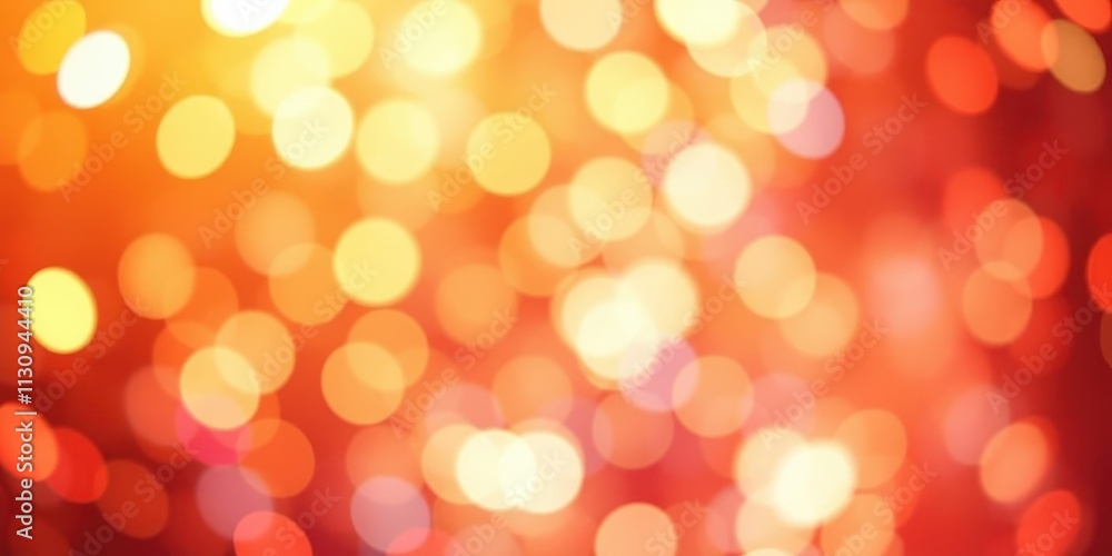 Fototapeta premium A mesmerizing abstract orange bokeh background, motion, festive