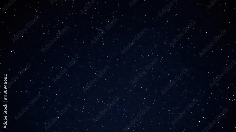 Fototapeta premium A serene starry night sky filled with countless twinkling stars, night photography, space, constellations