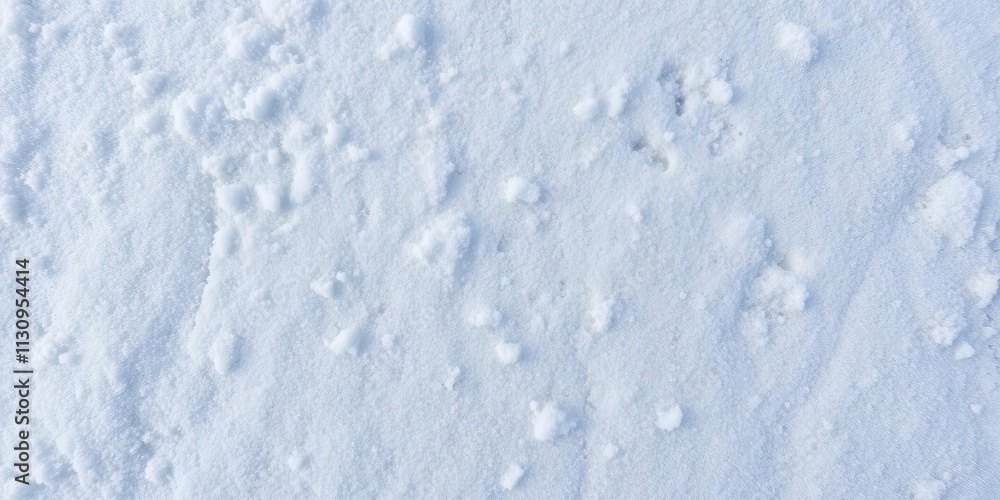 Obraz premium Fresh snow covering the ground creating a textured background, season, ice, outdoors