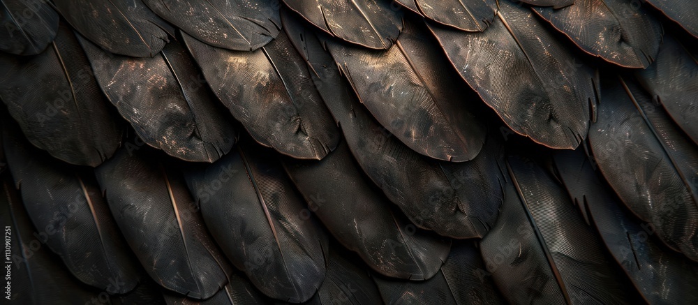 Obraz premium Dramatic Monochrome Feather Textures with Intricate Patterns and Organic Designs Ideal for Abstract Art Backgrounds and Creative Projects