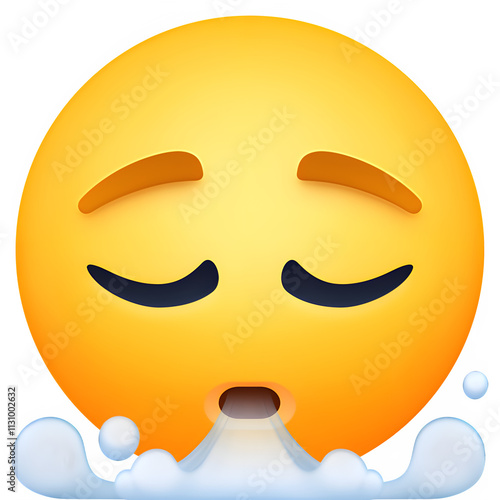 Exhaling Face Emoji
