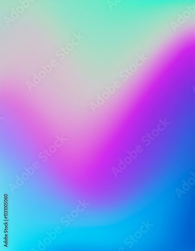 New Color gradient ombre. Wavy blurry lines. Rough grain noise. Light glow vivid. Design.