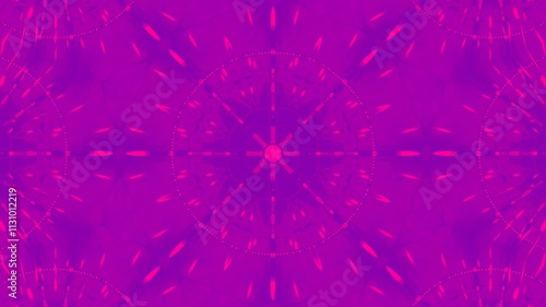 Background with abstract kaleidoscopic motion patterns in pink and lilac colors 