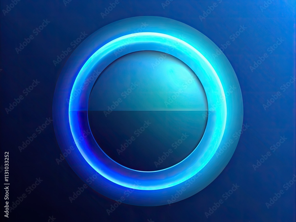 Blue Gradient Loading Circle Macro Photography, Abstract Round Progress ...