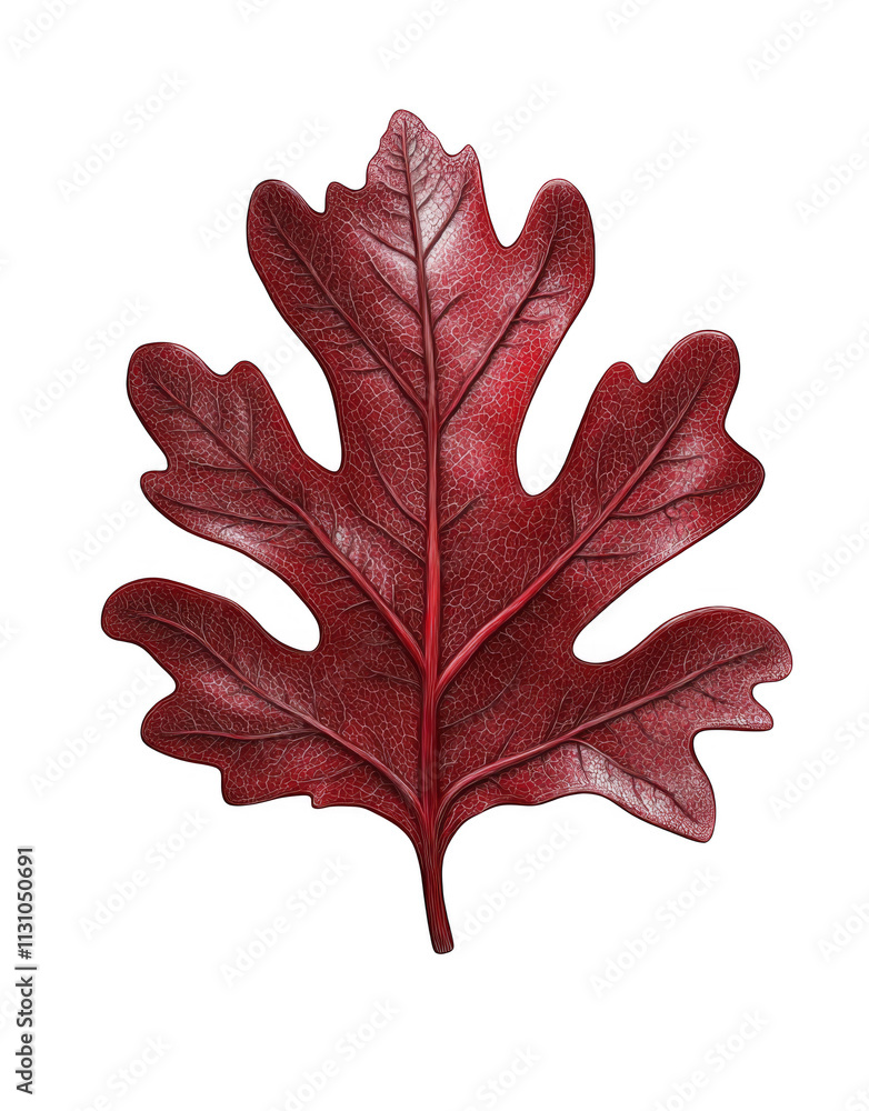Fototapeta premium leaf isolated on white