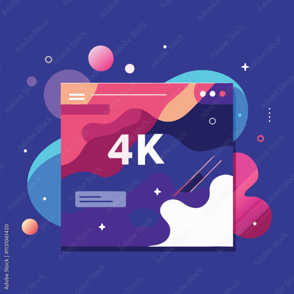 Fototapeta premium Landing Page Template Abstract dynamic, modern, futuristic, multi colored, simple for website template background 