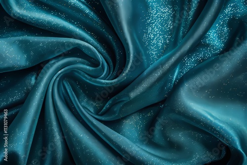 Luxurious abstract background featuring silky wavy folds and velvet textures for elegant designs