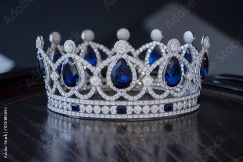 Exquisite Sapphire and Diamond Tiara photo