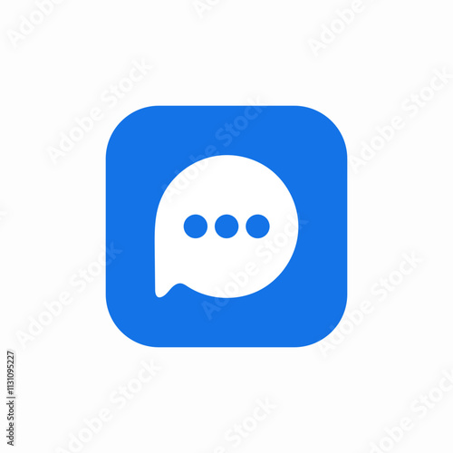 message chat icon sign vector