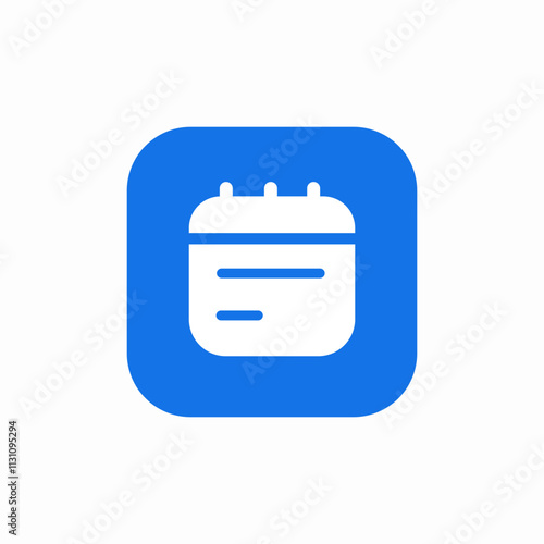 notepad note icon sign vector