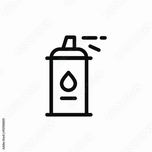 spray painting graffiti icon sign vector