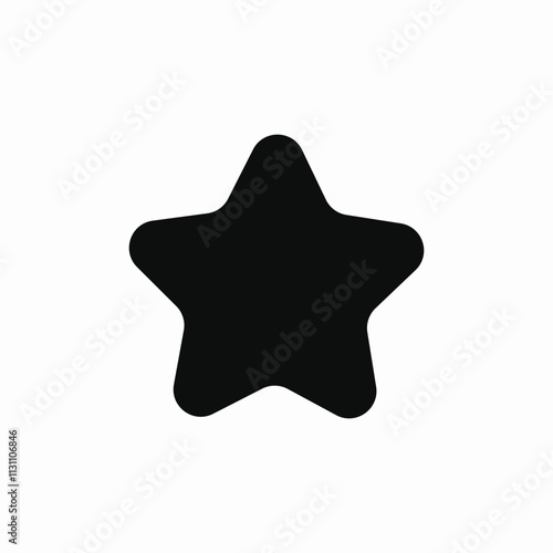 star rate mark icon sign vector