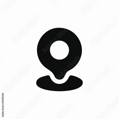 location pin place icon sign vector