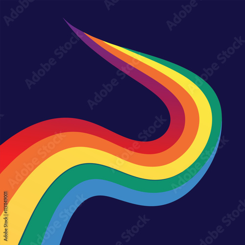 backgrounds, curve, doodle, electricity, elegance, flowing, futuristic, glowing, graffiti, horizontal, liquid, material, ornate, poster, rainbow, science, smooth, sparse, vitality, copy space, design 