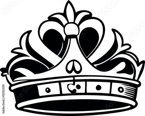 a crown with the word crown on it