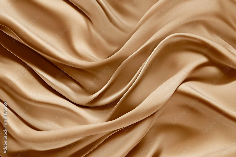 Smooth elegant light brown silk or satin texture can be used as an abstract background. Luxurious background design Smooth elegant light brown silk or satin texture can be used as an abstract background. Luxurious background design