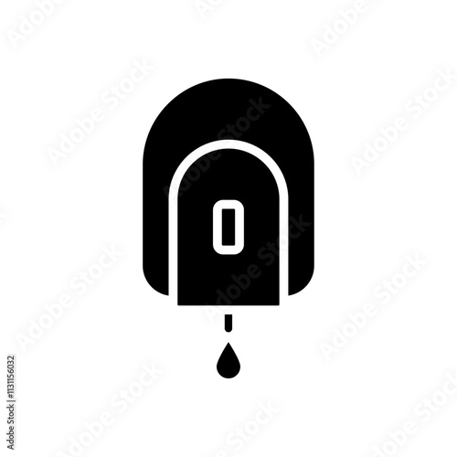 Electrical soap box icon Isolated flat vector in outline