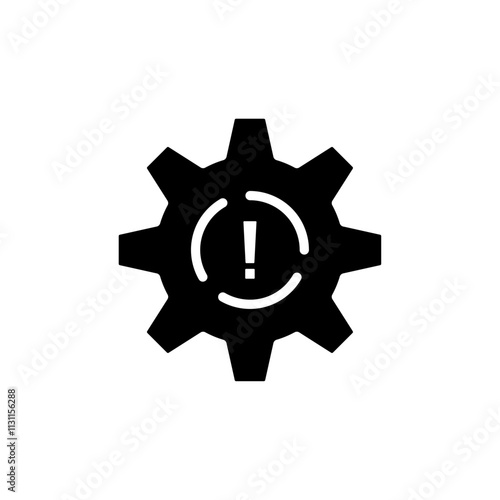 Failure icon Isolated flat vector in outline