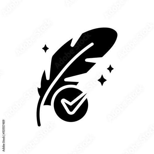 Hypoallergenic tested icon Isolated flat vector in outline