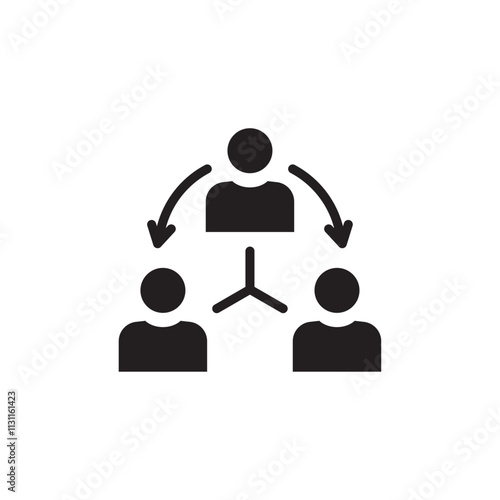 Third party icon Isolated flat vector in outline