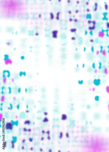 An abstract transparent psychedelic wavy vignette design element overlay.