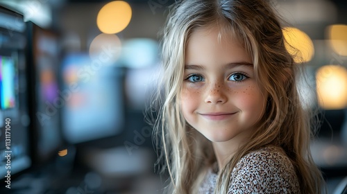 A classroom activity where students create posters to raise awareness about the dangers of cyberbullying and the importance of online kindness photo